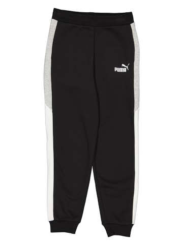 Puma Sweathose "Power" in Schwarz/ Weiß