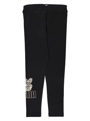Puma Leggings "ESS+ Tropicat" in Schwarz