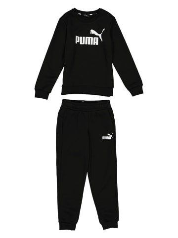 Puma Trainingsanzug "No.1" in Schwarz