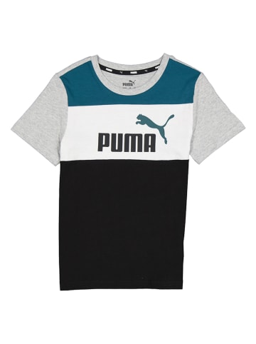 Puma Shirt "ESS" in Schwarz/ Grau