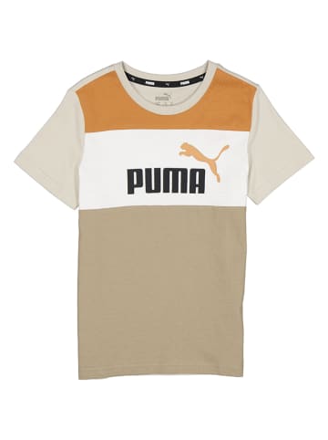 Puma Koszulka "ESS" w kolorze beżowym