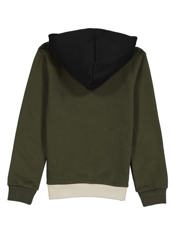 Puma Hoodie "ESS" in Khaki/ Beige/ Weiß