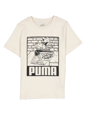 Puma Shirt "ESS+ MID 90s" in Creme