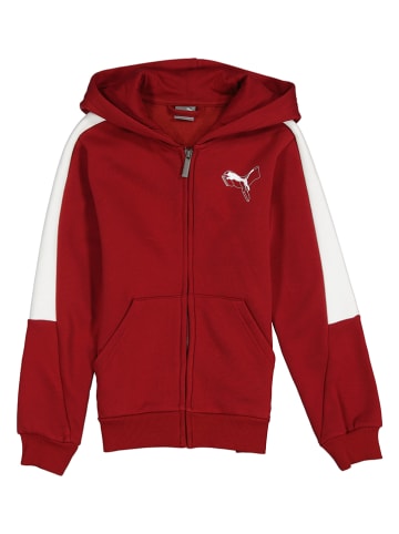 Puma Sweatjacke "ESS+" in Rot