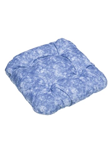 Nature Fellow Sitzkissen ''Lisa'' in Blau - (L)38 x (B)38 cm