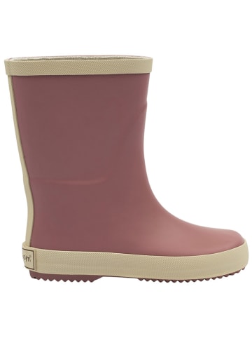 POM POM Gummistiefel in Rosa/ Beige