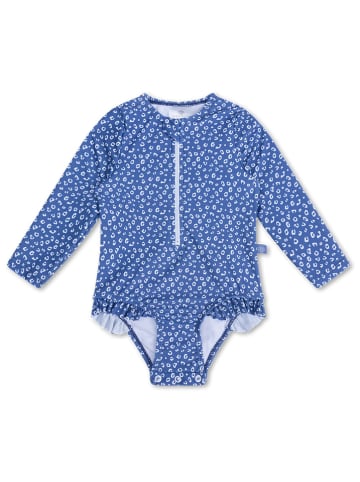 Swim Essentials Badeanzug ''Blue Leopard'' in Blau