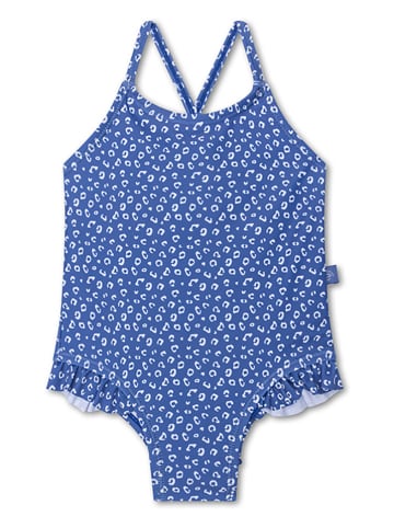 Swim Essentials Badeanzug ''Blue Leopard'' in Blau