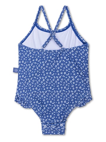 Swim Essentials Badeanzug ''Blue Leopard'' in Blau