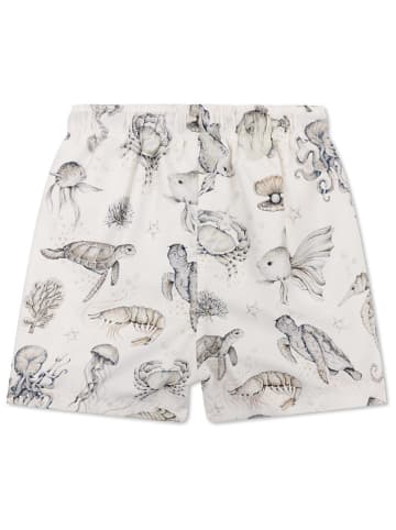 Swim Essentials Szorty kąpielowe "Sea Life" w kolorze kremowym
