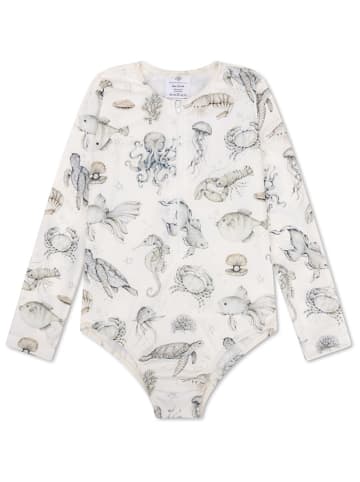 Swim Essentials Strój kąpielowy "Sea Life" w kolorze kremowym