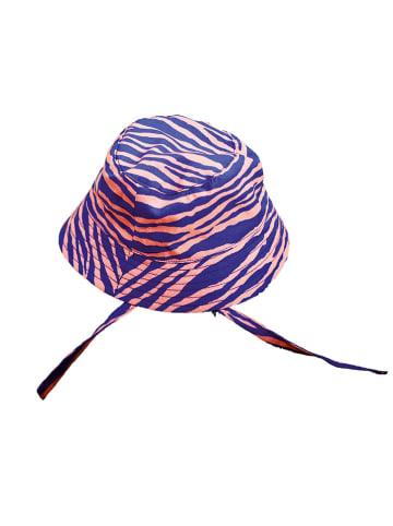 Swim Essentials Hut ''Vibrant Stripes'' in Orange/ Blau