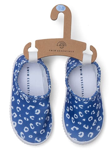 Swim Essentials Badeschuhe ''Blue Leopard'' in Blau