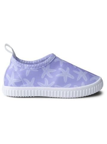Swim Essentials Buty kąpielowe "Lila Stars" w kolorze fioletowym