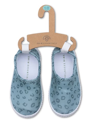 Swim Essentials Badeschuhe ''Green Leopard'' in Grün