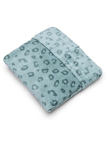 Swim Essentials Ręcznik plażowy "Green Leopard" w kolorze zielonym - 135 x 65 cm