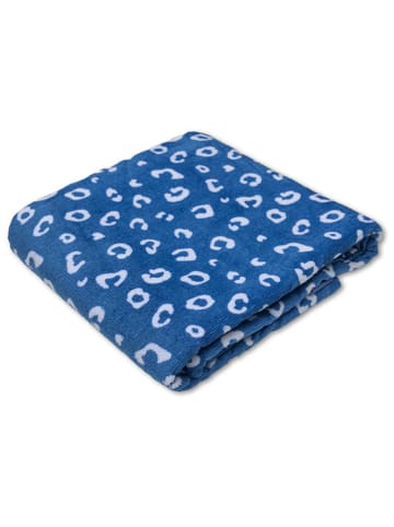 Swim Essentials Strandtuch ''Blue Leopard'' in Blau - (L)135 x (B)65 cm