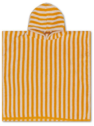 Swim Essentials Poncho ''Flow'' in Gelb/ Weiß - (L)65 x (B)65 cm