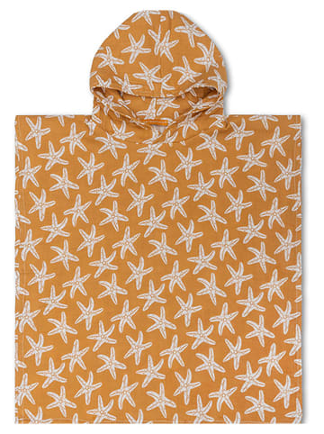 Swim Essentials Poncho ''Sea Star'' in Hellbraun - (L)55 x (B)50 cm