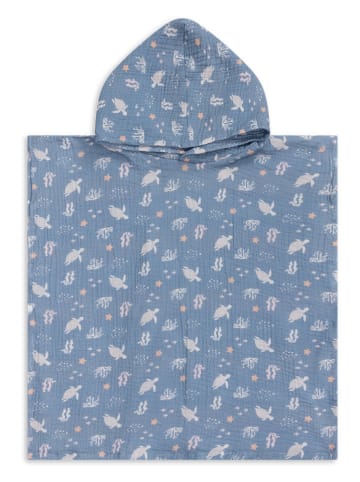 Swim Essentials Poncho ''Coral Bliss'' in Blau - (L)55 x (B)50 cm