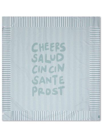 Swim Essentials Koc plażowy "Cheers" w kolorze zielono-białym - 180 x 180 cm