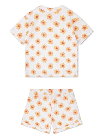 Swim Essentials 2-częściowy zestaw ''Floral Love''  w kolorze biało-pomarańczowym