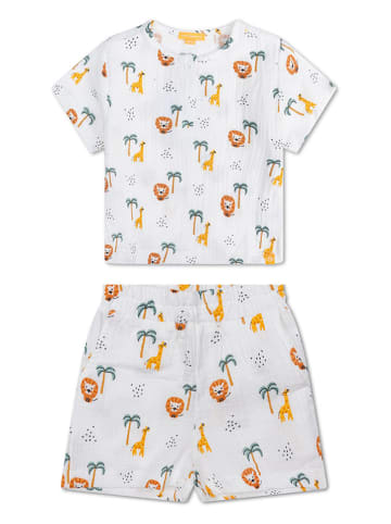Swim Essentials 2-częściowy zestaw "Jungle" w kolorze białym