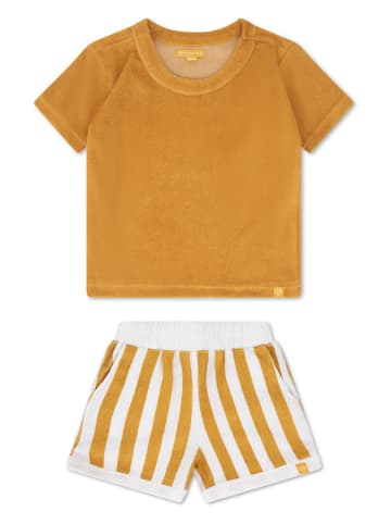 Swim Essentials 2-delige outfit "Flow" lichtbruin/wit