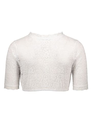 Almsach Dirndlbluse in Weiß