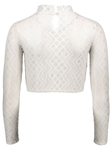 Almsach Dirndlbluse in Weiß