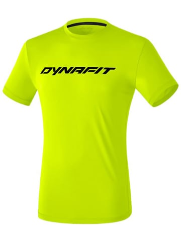 DYNAFIT Koszulka funkcyjna "TRAVERSE 2" w kolorze żółtym