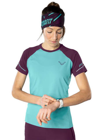 DYNAFIT Funktionsshirt "ALPINE PRO" in Türkis/ Lila