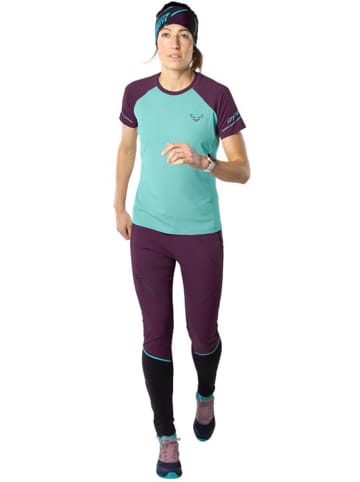DYNAFIT Funktionsshirt "ALPINE PRO" in Türkis/ Lila