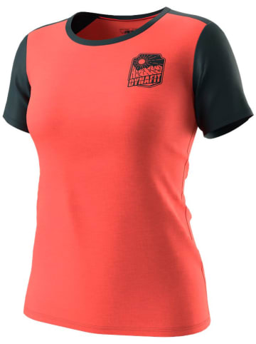 DYNAFIT Funktionsshirt "TRANSALPER LIGHT" in Orange/ Schwarz