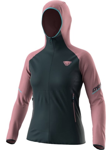 DYNAFIT Funktionsjacke "TRANSALPER DST" in Schwarz/ Altrosa