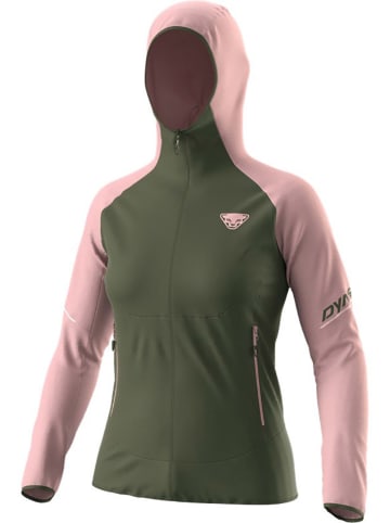 DYNAFIT Funktionsjacke "TRANSALPER DST" in Khaki/ Rosa