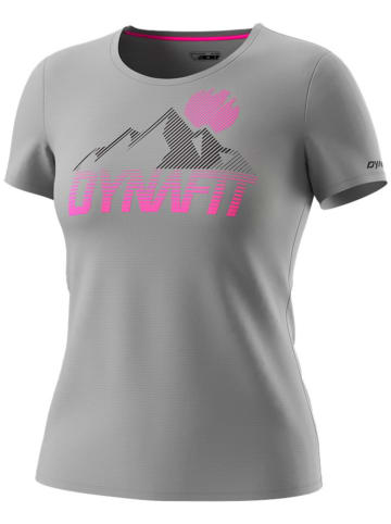 DYNAFIT Funktionsshirt "TRANSALPER GRAPHIC" in Grau