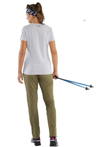 DYNAFIT Funktionsshirt "TRANSALPER GRAPHIC" in Grau