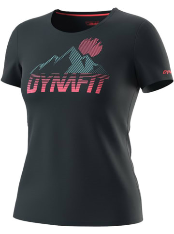 DYNAFIT Functioneel shirt "TRANSALPER GRAPHIC" antraciet