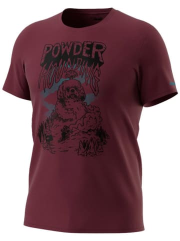 DYNAFIT Functioneel shirt "ARTIST SERIES" bordeaux
