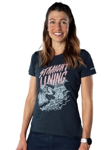 DYNAFIT Functioneel shirt "ARTIST SERIES" donkerblauw