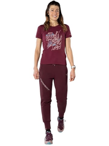 DYNAFIT Functioneel shirt "ARTIST SERIES" bordeaux