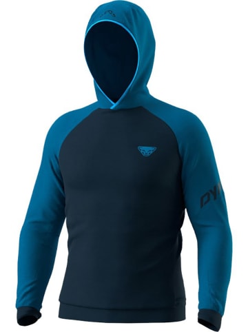 DYNAFIT Funktionshoodie in Dunkelblau/ Blau