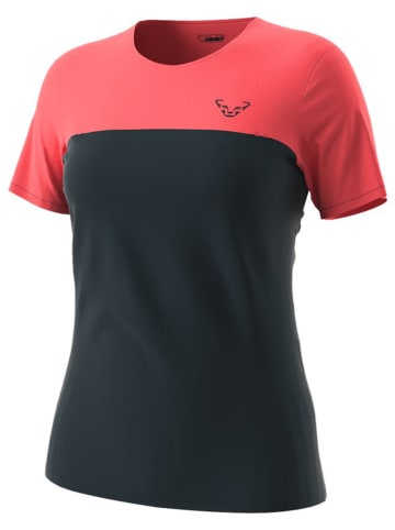 DYNAFIT Funktionsshirt "TRAVERSE S-TECH" in Schwarz/ Orange