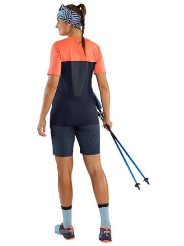 DYNAFIT Funktionsshirt "TRAVERSE S-TECH" in Schwarz/ Orange
