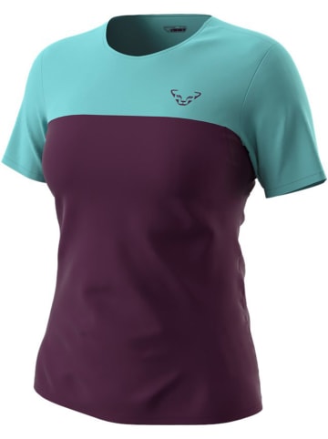 DYNAFIT Funktionsshirt "TRAVERSE S-TECH" in Lila/ Türkis