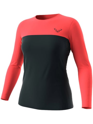 DYNAFIT Funktionslongsleeve "TRAVERSE S-TECH" in Schwarz/ Orange