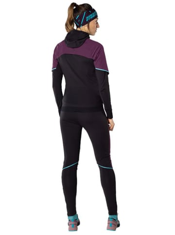 DYNAFIT Funktionsleggings "ALPINE HYBRID" in Lila/ Schwarz