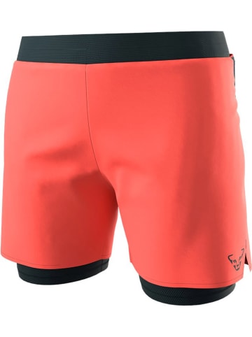 DYNAFIT Szorty funkcyjne 2w1 "ALPINE PRO" w kolorze pomarańczowo-czarnym
