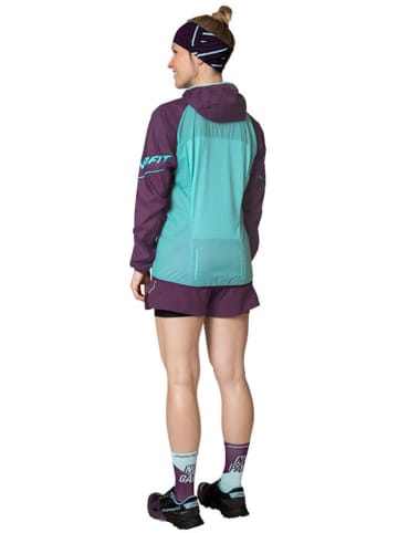 DYNAFIT Szorty funkcyjne 2w1 "ALPINE PRO" w kolorze fioletowo-czarnym